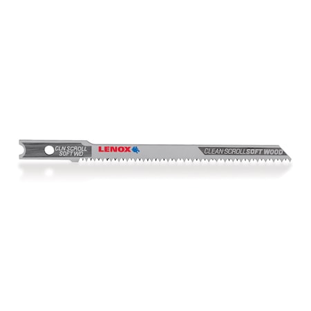 Lenox Lenox 3-1/2 in. Metal U-Shank Clean Scroll Jig Saw Blade 20 TPI 3 pk 1991404